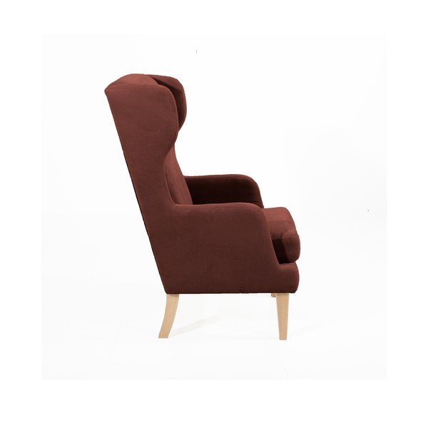 Brūns atzveltnes krēsls Max Winzer Bennet Suede-image-1