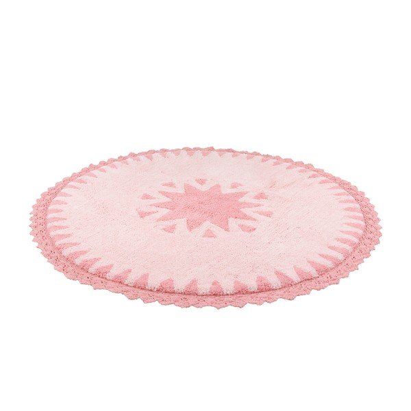 Bērnu rozā paklājs Nattiot Warren, ∅ 110 cm-image-1