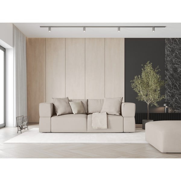 Bēšs dīvāns 214 cm Esther – Milo Casa-image-1