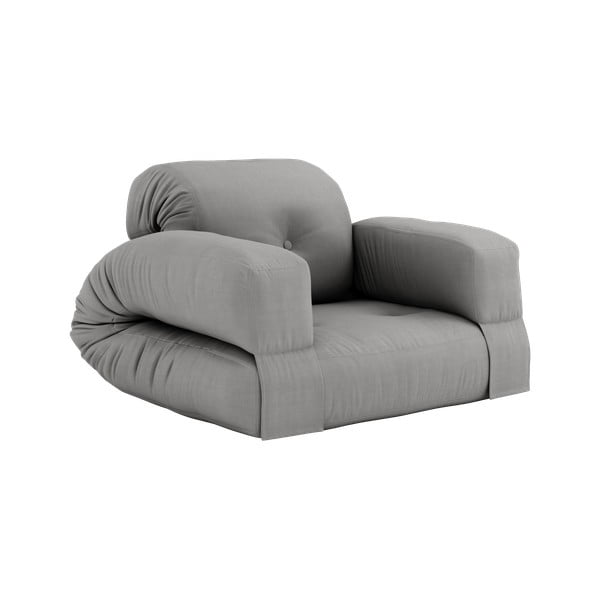 Pelēks atpūtas krēsls Hippo – Karup Design