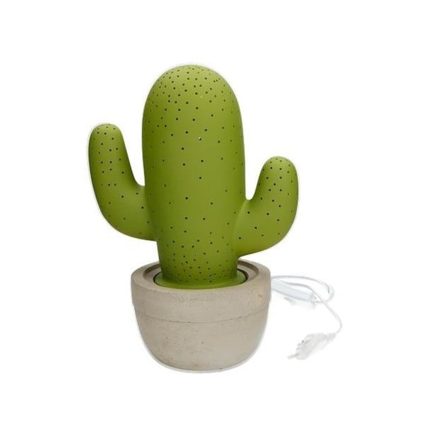 Zaļa porcelāna lampa kaktusa formā Brandani Cactus