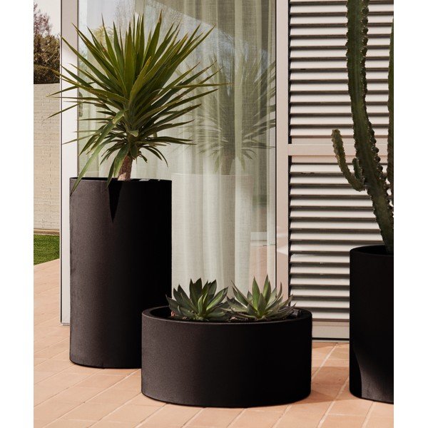 Betona puķu poda apvalks ø 62 cm Aiguablava – Kave Home-image-1