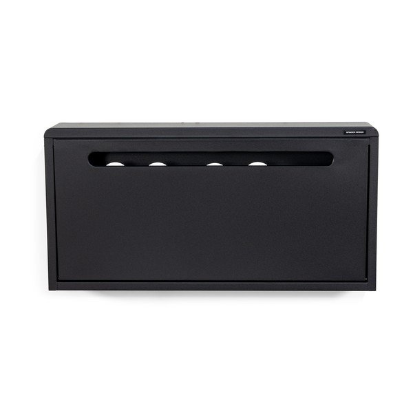 Melns metāla atverams/piekarināms apavu plaukts 75x38x13 cm Mario – Spinder Design-image-4