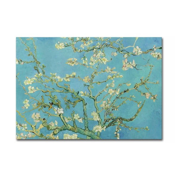 Gleznas reprodukcija uz audekla Vincen t Van Gogh Almond Blossom, 100 x 70 cm