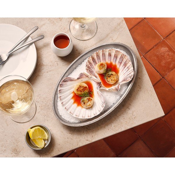 Servēšanas nerūsējošā tērauda paplāte 18,5x30 cm Serve – BonBistro-image-1
