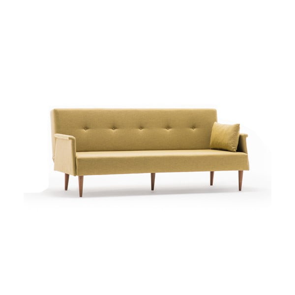 Dzeltens izvelkamais dīvāns Balcab Julia
