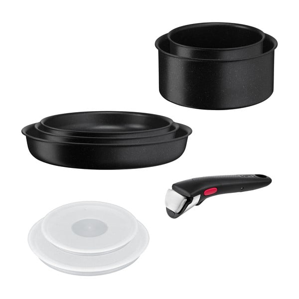 Alumīnija trauku komplekts (8 gab.) INGENIO Black stone L3998802 – Tefal-image-2