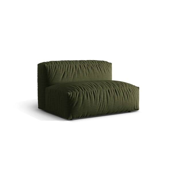 Zaļa modulārā dīvāna daļa (vidējā moduļa) Martina – Micadoni Home-image-1