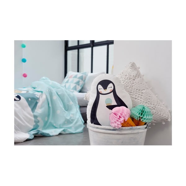 Happynois Penguin tīrās kokvilnas spilvens, 40 x 30 cm-image-2