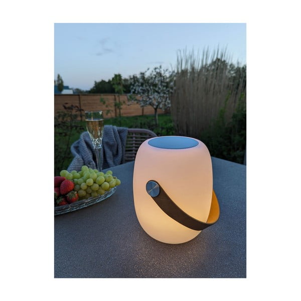 LED pārvietojams āra gaismeklis ar taimeri/ar skaļruni ar USB ø 18 cm Cardiff – House Nordic-image-2