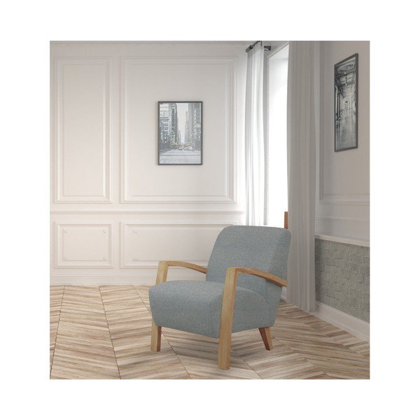 Gaiši pelēks krēsls ar gaišu Windsor & Co. Luna-image-3