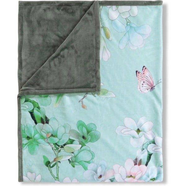 Zaļa divpusēja sega Descanso Shi, 130 x 160 cm-image-3