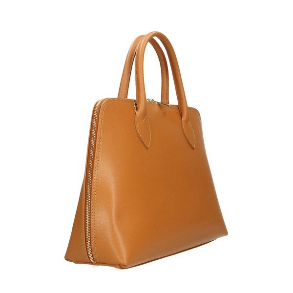 Brūnas ādas somiņa Chicca Borse Arancio-image-1