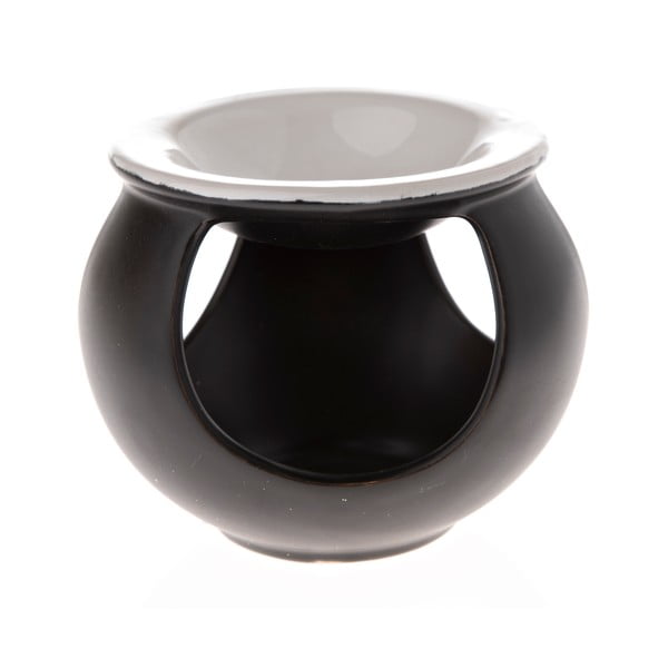 Melnās keramikas aromātiskā lampa Dakls Essential