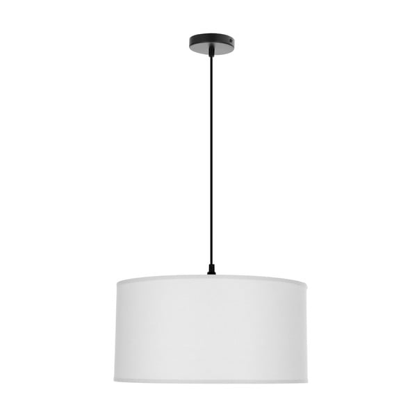 Balta piekaramā lampa ar auduma abažūru ø 40 cm Shanti – Candellux Lighting