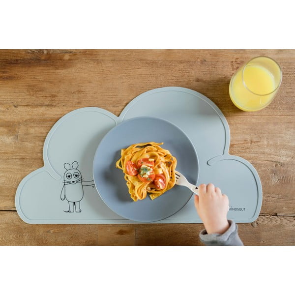 Zils silikona paliktnis Kindsgut Mouse, 49 x 27 cm-image-4