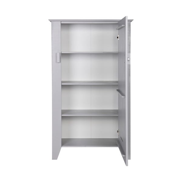 Pelēks koka skapis WOOOD Gijs-image-1