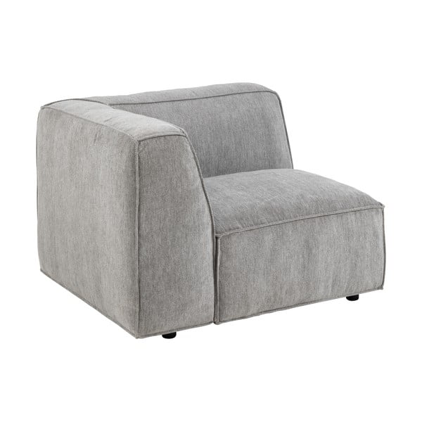 Gaiši pelēks dīvāna gala modulis Bonami Selection Fairfield, kreisais stūris-image-3