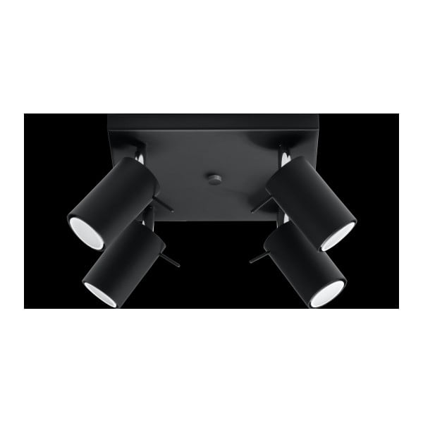 Melna griestu lampa Sollux Etna-image-2