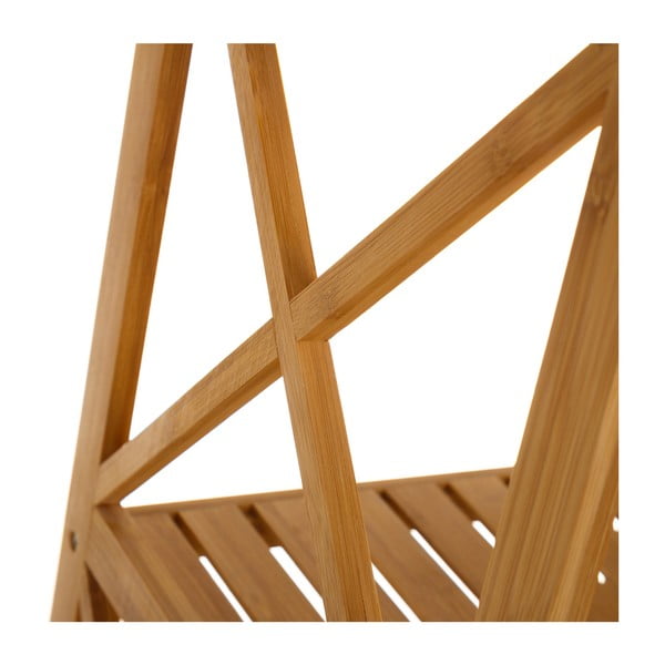 Dabīga toņa bambusa vannas istabas plaukts 36,5x153 cm – Casa Selección-image-2