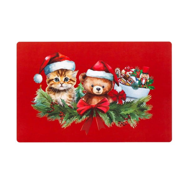 Plastmasas galda paliktnis ar Ziemassvētku motīvu 28,5x44 cm Cadocha – douceur d'intérieur