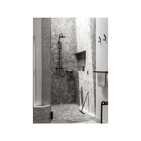 Melns vannasistabas plaukts Zone Rim, 44 x 11 cm-image-2