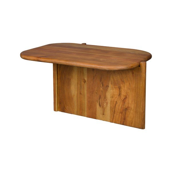 Dabīga toņa akācijas masīvkoka žurnālgaldiņš 50x75 cm Feller – Dutchbone-image-3