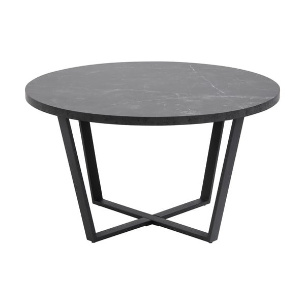 Melns apaļš žurnālgaldiņš ø 77 cm Amble – Actona-image-2