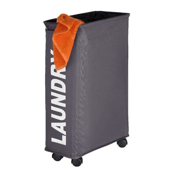 Pelēks veļas grozs Wenko Corno, 44,4 l-image-2