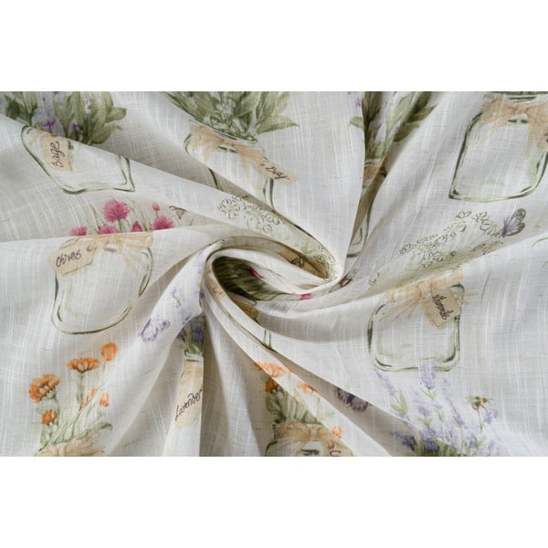 Krēmkrāsas aizkars 140x160 cm Cassia – Mendola Fabrics-image-2