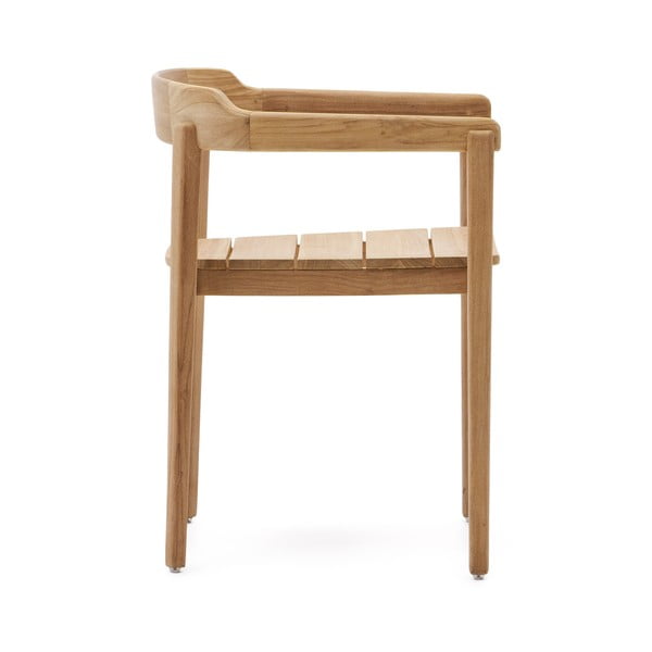 Dabīga toņa masīvkoka dārza krēsls Icaro – Kave Home-image-3