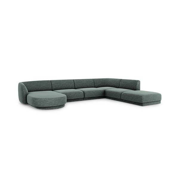 Tumši zaļš stūra dīvāns (labais stūris) Miley – Micadoni Home-image-3