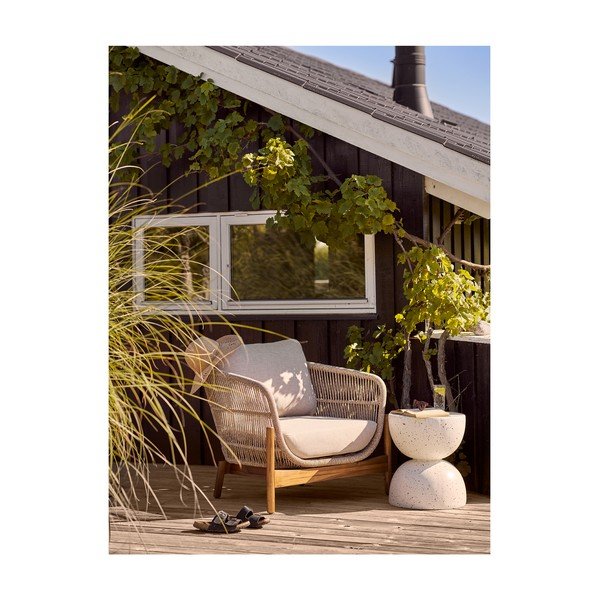 Keramikas apaļš dārza galdiņš ø 40 cm Bonita – House Nordic-image-3