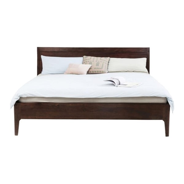 Kare Design valriekstu masīvkoka gulta, 180 x 200 cm