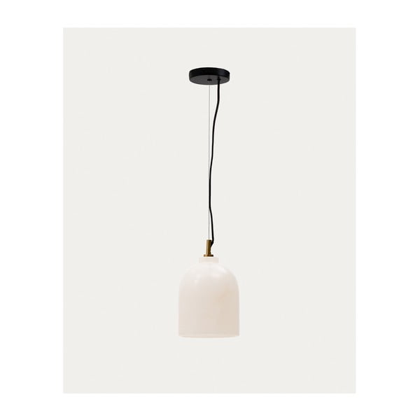 Ziloņkaula krāsas piekaramā lampa ø 15 cm Shenli – Kave Home-image-4