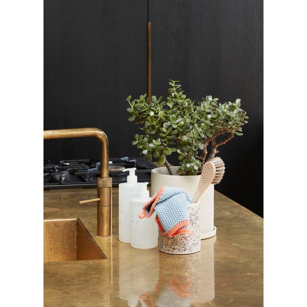 Zils kokvilnas dvielis Hübsch Thea, 30 x 30 cm-image-1