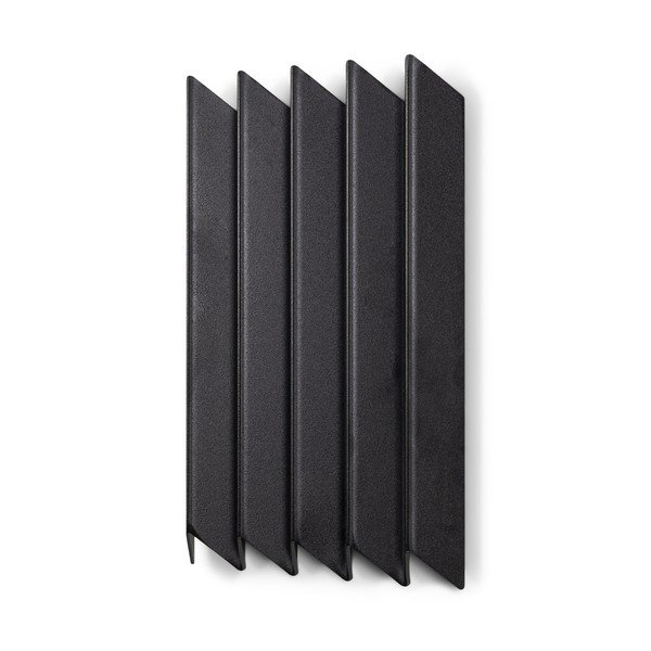 Melns metāla sienas pakaramais 21 cm Sensu – Spinder Design-image-2