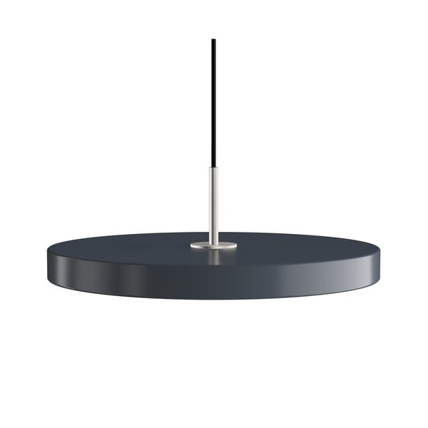 Antracīta pelēka LED piekaramā lampa ar metāla abažūru ø 43 cm Asteria Medium – UMAGE