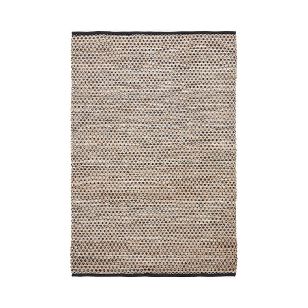 Bēšs ar rokām darināts paklājs no džutas maisījuma 160x230 cm Larena – Kave Home