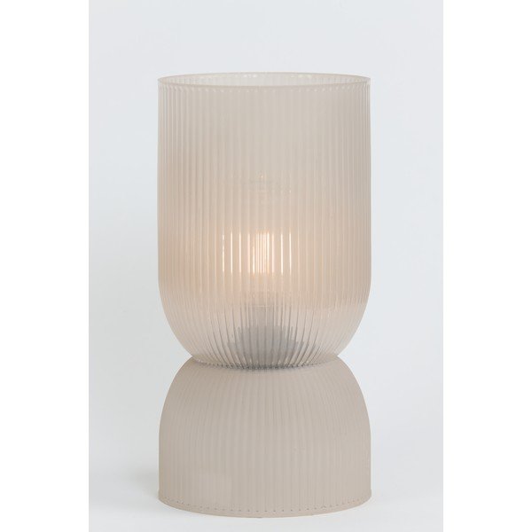 Gaiši pelēka galda lampa (augstums 27,5 cm) Phoebe – Light & Living-image-1