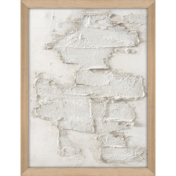 Ar rokām apgleznota glezna 32,5x42,5 cm White rock – Malerifabrikken