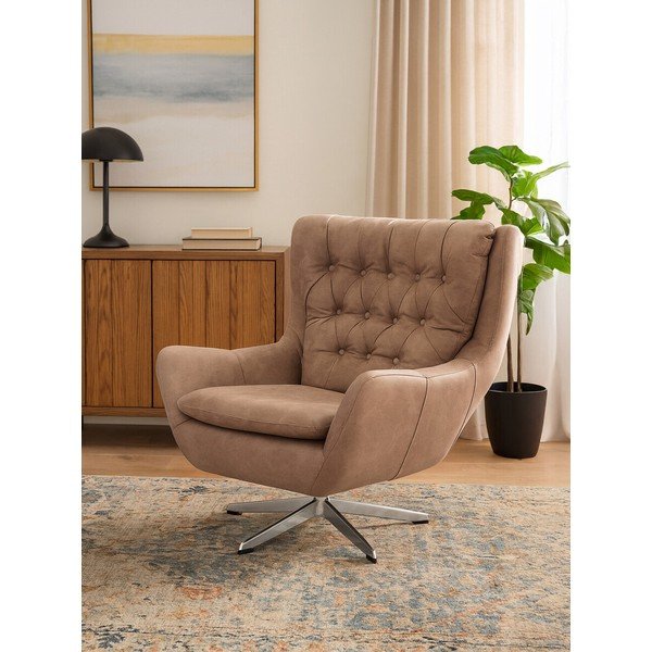 Brūns atpūtas krēsls Harold – Premier Housewares-image-1