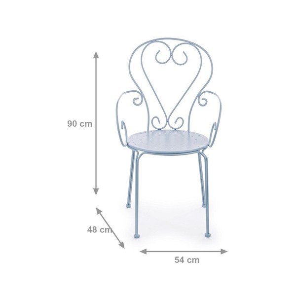 Pelēks stackable dārza krēsls Crido Consulting Carl-image-1