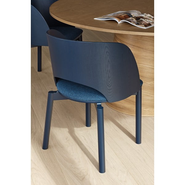 Zils polsterēts ēdamistabas krēsls Dam – Teulat-image-4