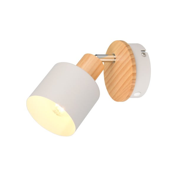 Balta/dabīga toņa prožektora tipa lampa ø 9 cm Shanti – Trio-image-2