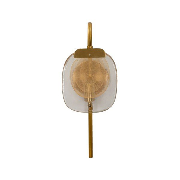 Zelta krāsas stikla sienas lampa Softy – Mauro Ferretti