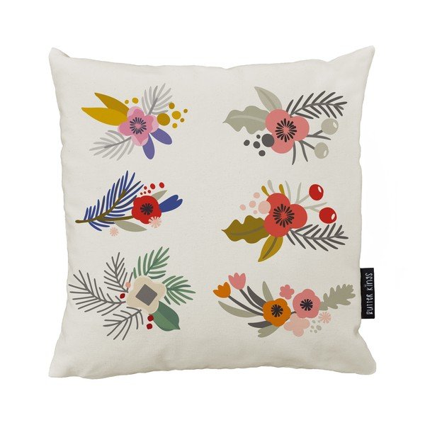 Kokvilnas spilvens Butter Kings Little Bouquet, 45 x 45 cm