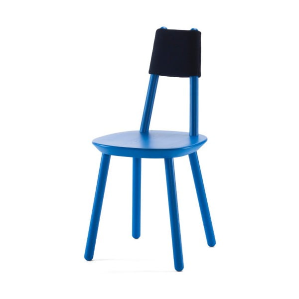 Zils masīvkoka krēsls EMKO Naïve