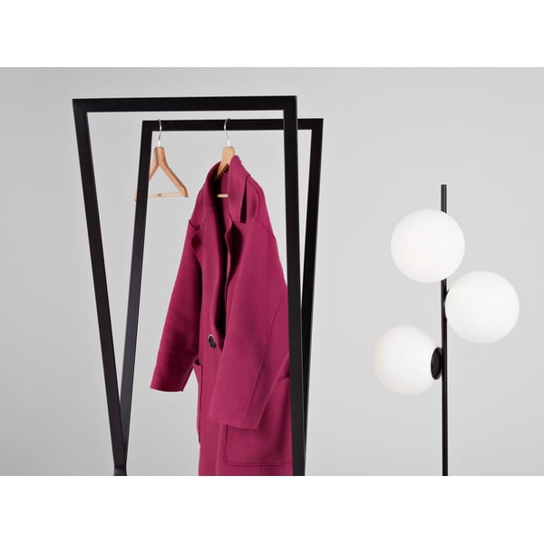 Melns metāla drēbju pakaramais CustomForm Rosett-image-2