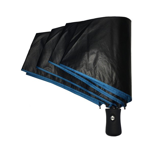 Melns un zils vējdrošs lietussargs ar UV aizsardzību Ambiance, ⌀ 97 cm-image-2